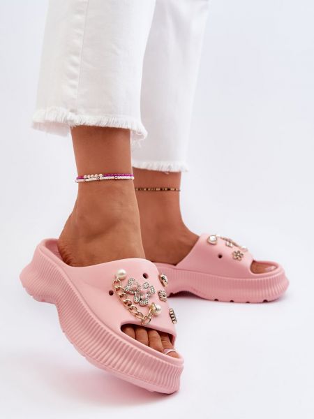 Papuci de casă Kesi roz