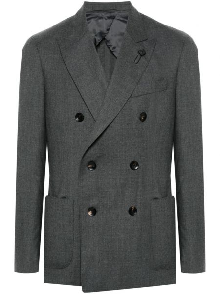 Dobbeltradet blazer Lardini sort