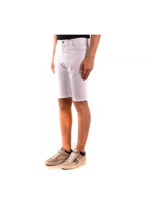 Pantalones cortos vaqueros Moschino blanco
