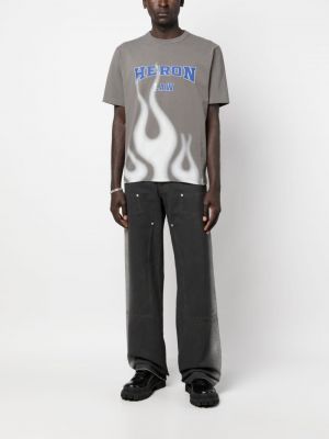 Jeansy relaxed fit Heron Preston szare