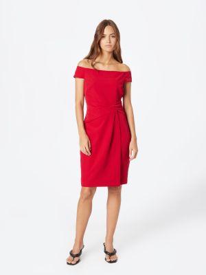 Večernja haljina Lauren Ralph Lauren crvena