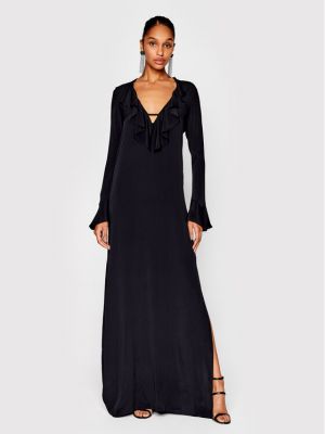 Viskózové večerní šaty Nº21 - černá