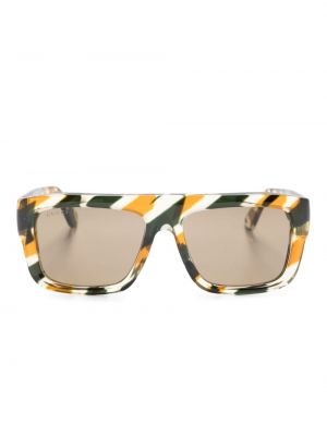 Gestreifter sonnenbrille mit print Gucci Eyewear