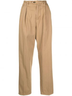 Плисирани памучни прав панталон Tommy Hilfiger