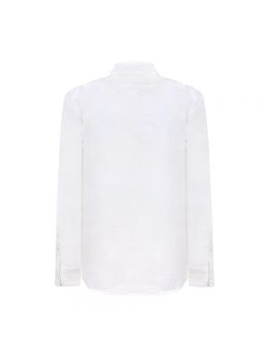 Koszula bawełniana na guziki z długim rękawem Polo Ralph Lauren biała