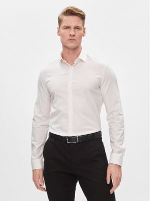 Slim fit košile Calvin Klein bílá