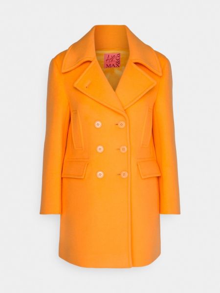 Krótki płaszcz Max&co. pomarańczowy