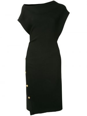 Vestido midi Proenza Schouler negro