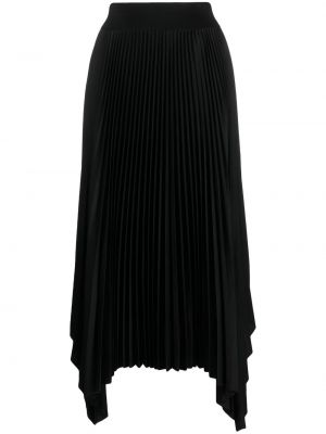 Plisované asymetrické sukně Joseph černé