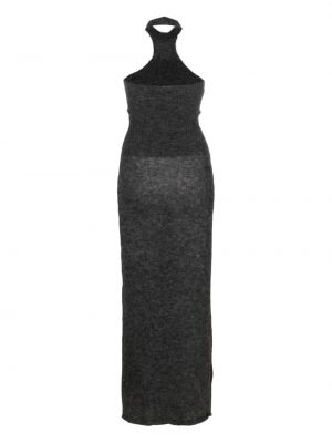 Vlněné dlouhé šaty Paloma Wool šedé