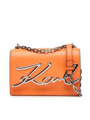 Чанта през рамо оранжево Karl Lagerfeld