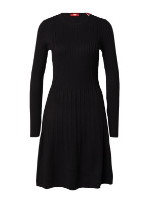 Pletena pletena haljina Esprit crna