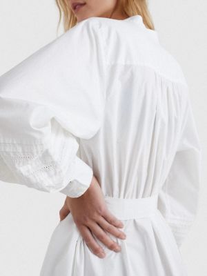 Košeľové šaty Tommy Hilfiger biela