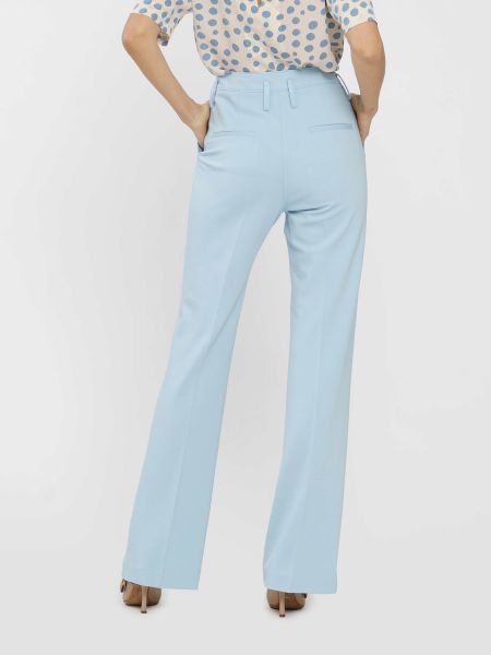 Класичні штани з віскози Seventy блакитні