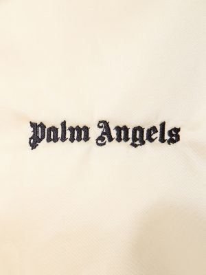Geacă bomber din satin Palm Angels bej
