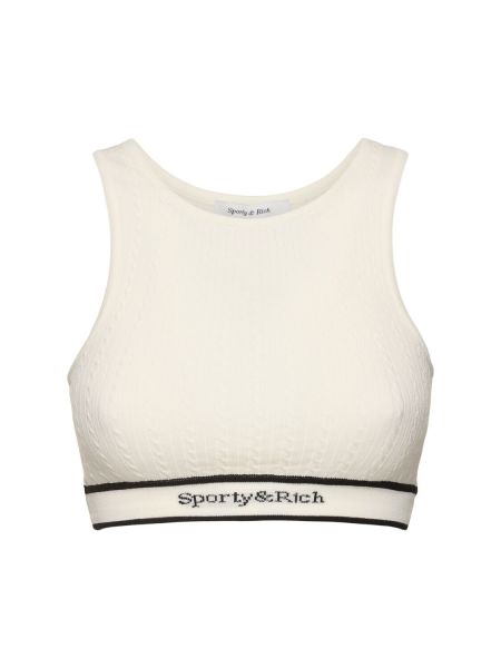 Tank top Sporty & Rich hvit