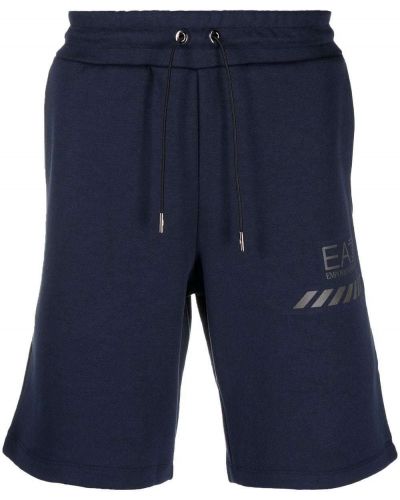 Pantalones cortos deportivos Ea7 Emporio Armani azul