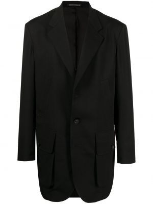 Ull lang blazer Yohji Yamamoto svart