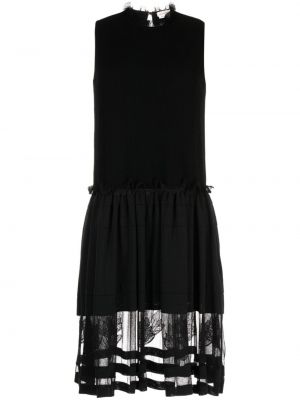 Rochie fără mâneci transparente Alexander Mcqueen Pre-owned negru