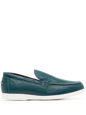 Skinn loafers Duke & Dexter blå