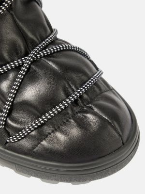 Leder ankle boots Bogner schwarz