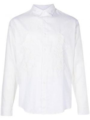 Košile s výšivkou Osklen bílá