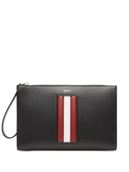 Læder clutch Bally sort