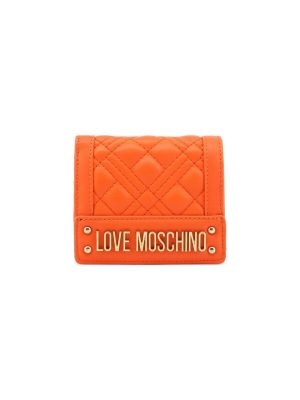 Pénztárca Love Moschino narancsszínű