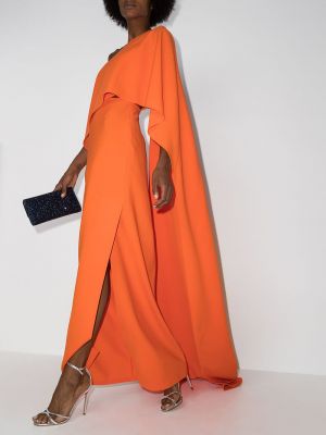 Vestido de noche Carolina Herrera naranja