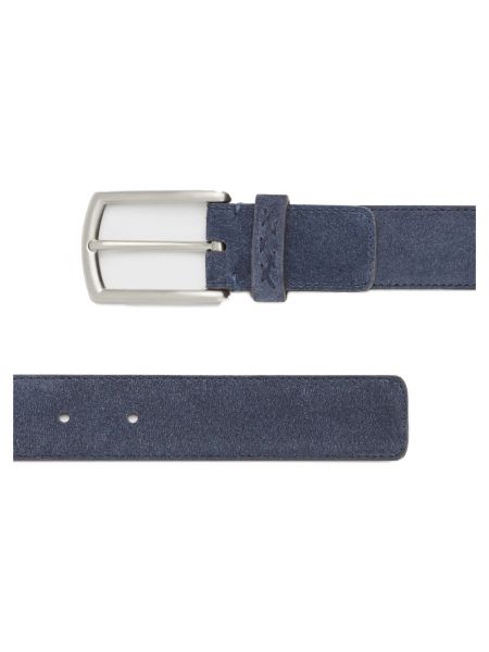 Cinturón de cuero elegante Ermenegildo Zegna azul