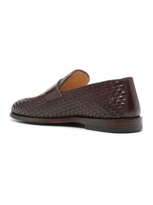 Loafers de cuero Brunello Cucinelli marrón