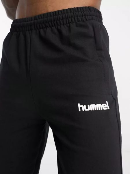 Хлопковые джоггеры Hummel черные