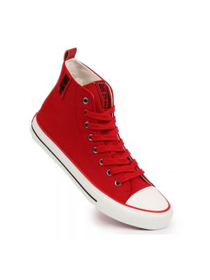Sneakers με μοτίβο αστέρια Big Star Shoes κόκκινο