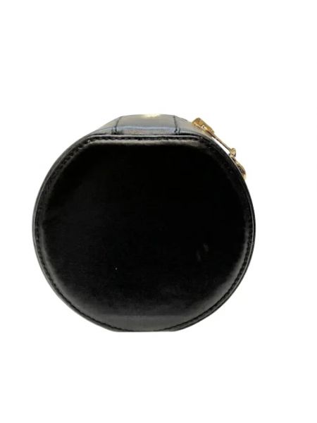 Bolsas grandes de cuero retro Chanel Vintage negro