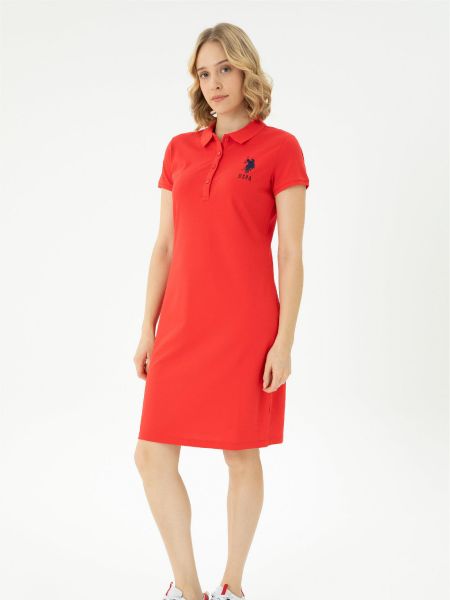 Червона сукня U.s. Polo