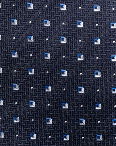 Corbata con estampado geométrico Boss Hugo Boss azul