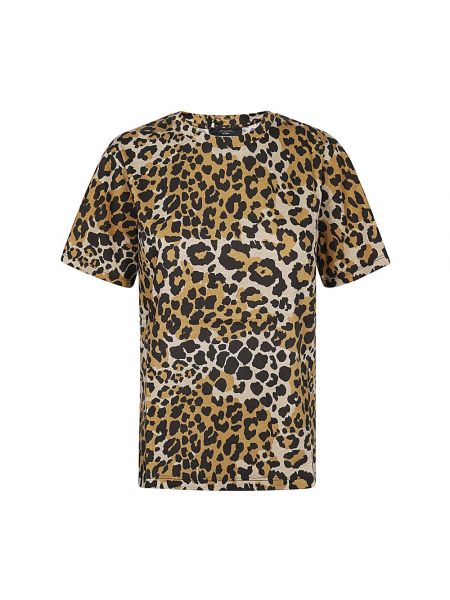T-shirt mit leopardenmuster Max Mara Weekend