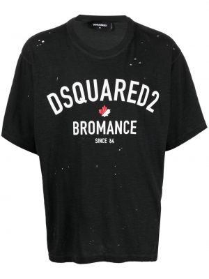 T-shirt Dsquared2 svart