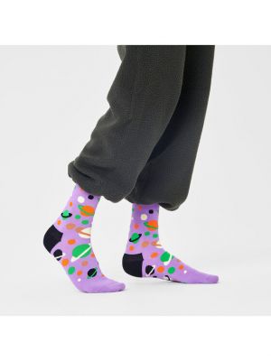 Чорапи Happy Socks виолетово