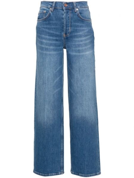 High waist jeans ausgestellt Rails blau
