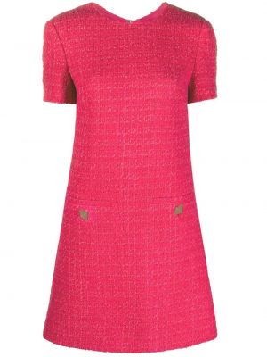 Tweed dress Valentino rosa