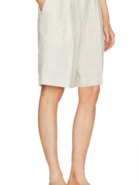 Pantaloncini di lino Grlfrnd beige