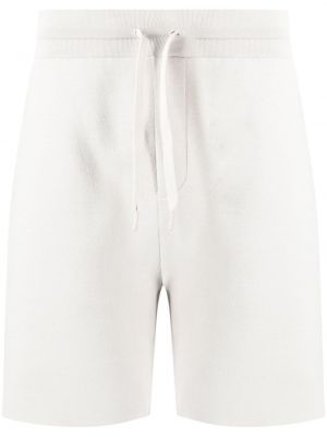 Pletene kratke hlače Alpha Tauri bela