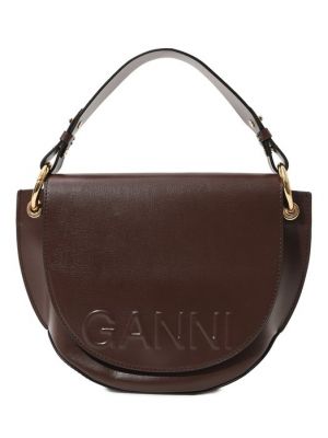 Коричневая сумка Ganni