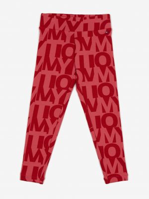 Pantaloni Tommy Hilfiger - roșu