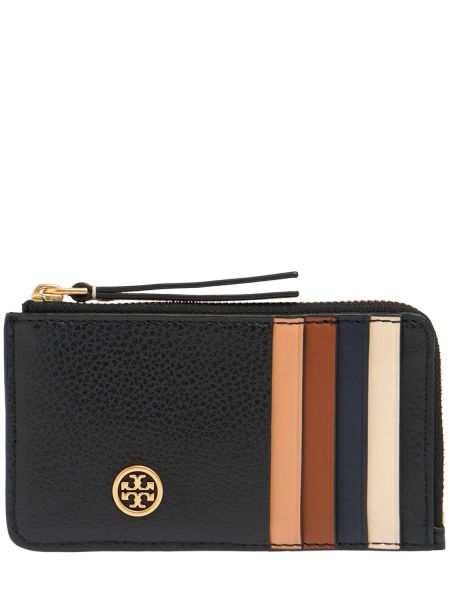 Plånbok med dragkedja Tory Burch svart