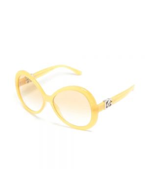 Okulary przeciwsłoneczne Dolce And Gabbana żółte