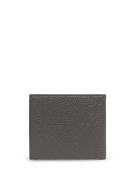 Kožená peněženka Dolce & Gabbana šedá