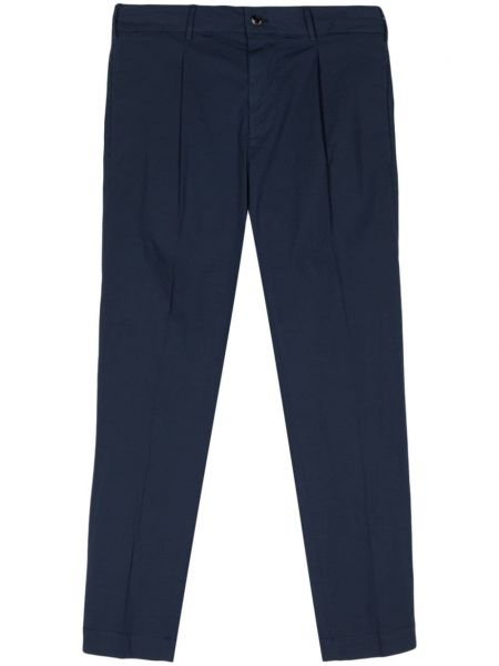 Pantaloni plisate Dell'oglio albastru