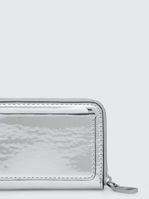 Cipzáras cipzáras pénztárca Calvin Klein Jeans ezüstszínű
